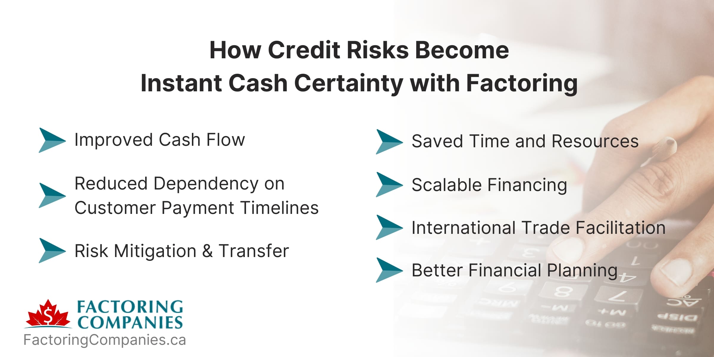 How Credit Risks Become Instant Cash Certainty with Factoring