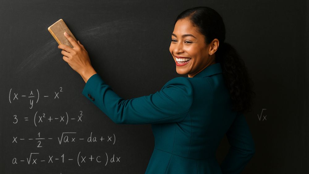 How Your Factoring Discount Rate is Determined - Woman cleaning chalkboard