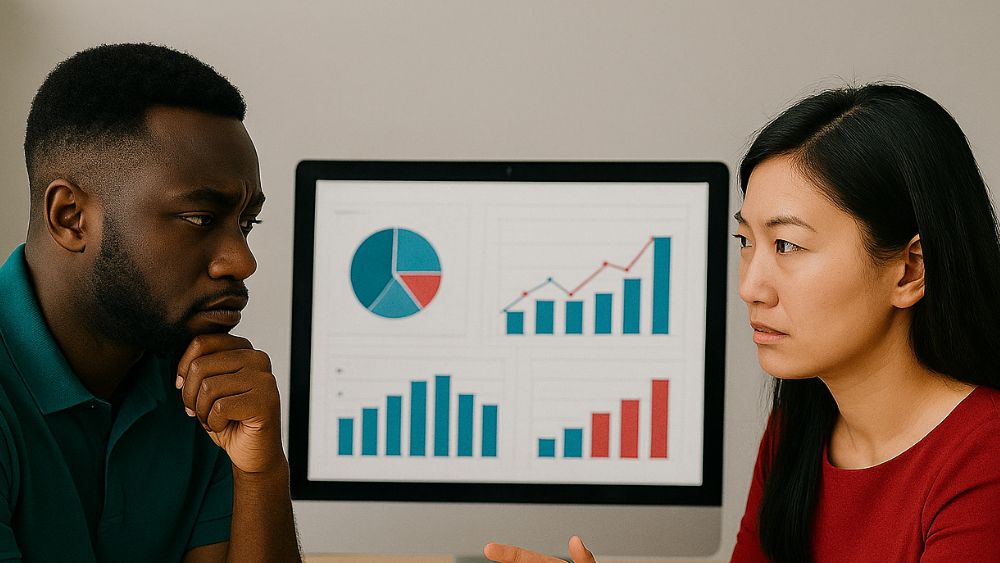 Late Payments and Cash Flow: Prevention Strategies That Work - Man and woman thinking